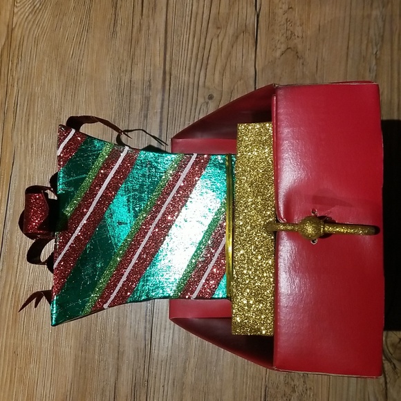 Pier 1 Holiday Pier Present Stocking Holder Nwt Poshmark